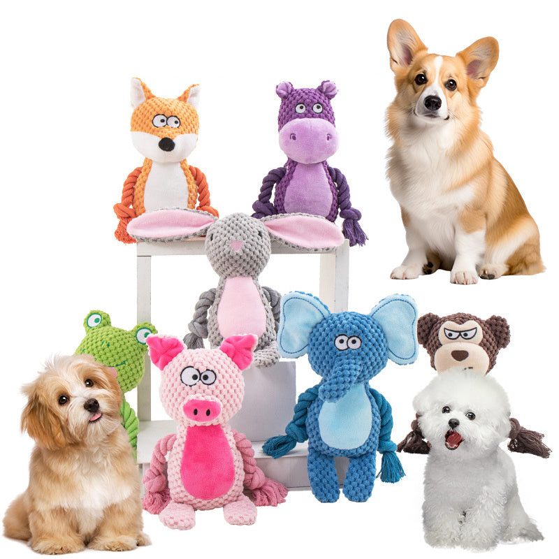 Yoinkin Plush Tug Dog Toy - Fun, Durable, Squeaky!