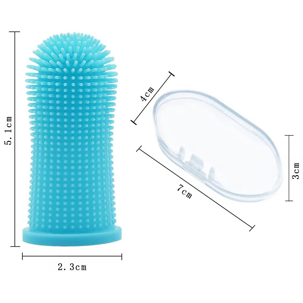 Pet Finger Toothbrush – Gentle Silicone Teeth Cleaner