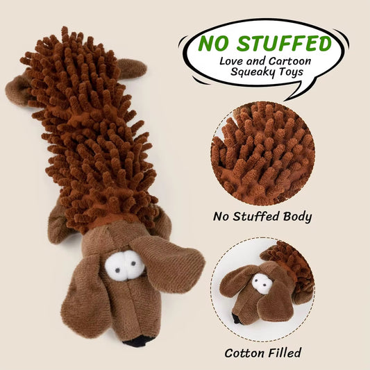 Yoinkin Squeaky No Fluff Animal Toy