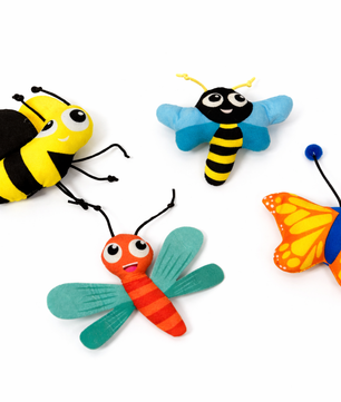 Yoinkin Cat Flying Bugs plush toys