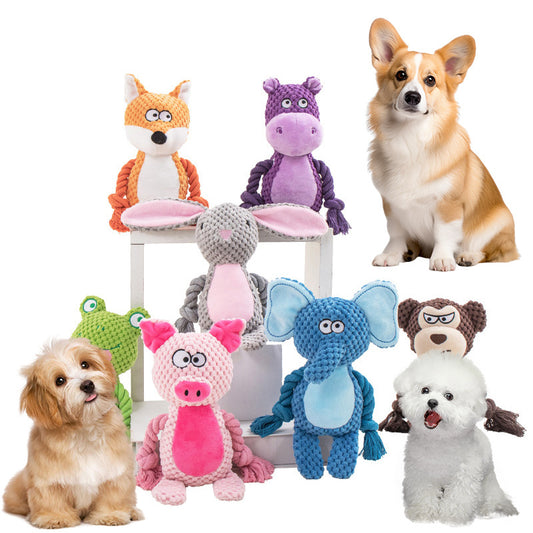 Yoinkin Plush Tug Dog Toy - Fun, Durable, Squeaky!