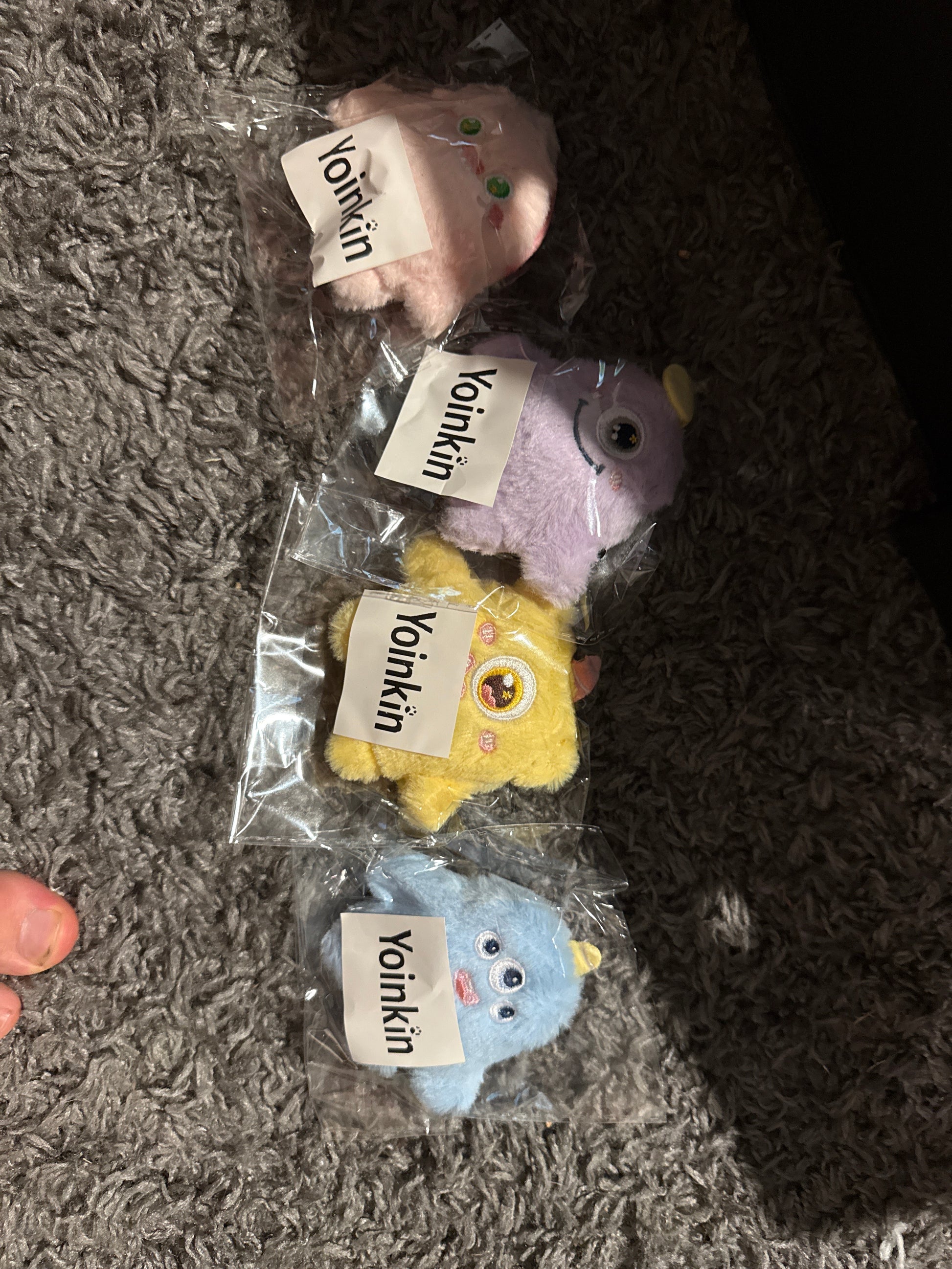 Yoinkin Plush Monster Cat Toy – Full Set of 4