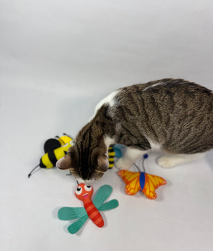 Yoinkin Cat Flying Bugs plush toys