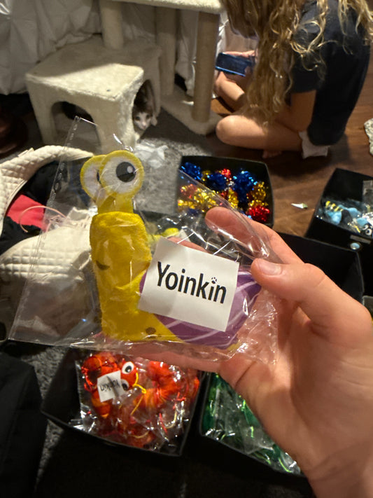Yoinkin Sluggy the Slug Cat Kicker Toy