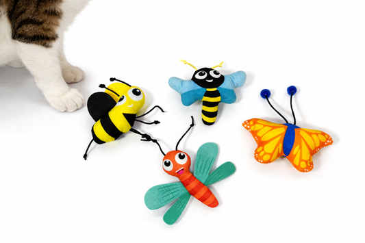 Yoinkin Cat Flying Bugs plush toys