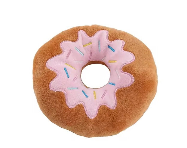 Yoinkin Plush Donut Dog Toy