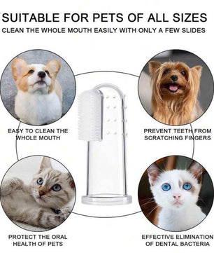 Yoinkin Clear Silicone Finger Toothbrush