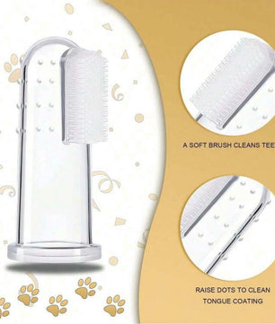 Yoinkin Clear Silicone Finger Toothbrush