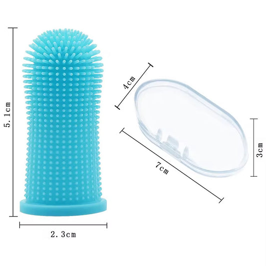 Pet Finger Toothbrush – Gentle Silicone Teeth Cleaner