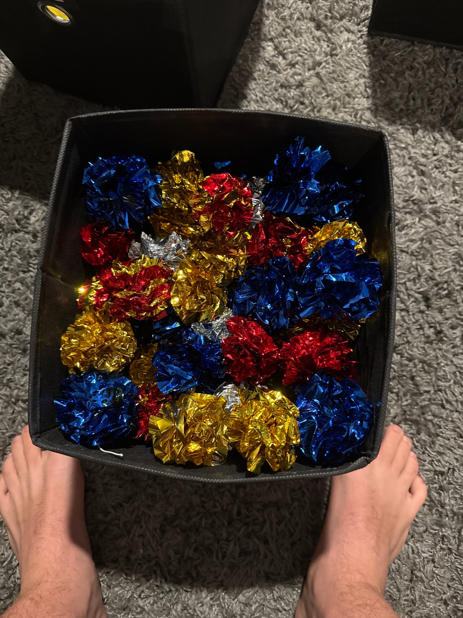 Yoinkin Cat Crinkle Balls – 3 Pack