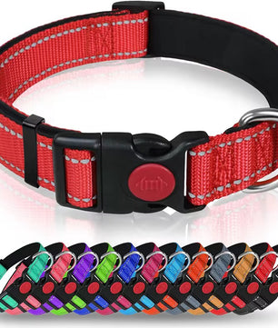 Yoinkin™ Reflective Adjustable Pet Collar – Soft Nylon Safety Collar