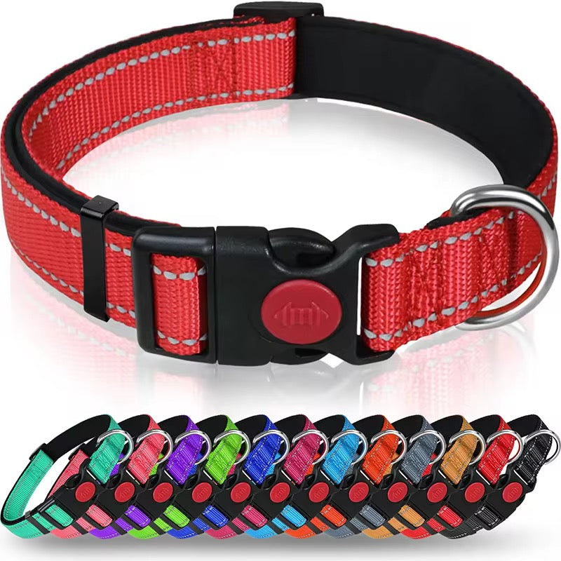 Yoinkin™ Reflective Adjustable Pet Collar – Soft Nylon Safety Collar