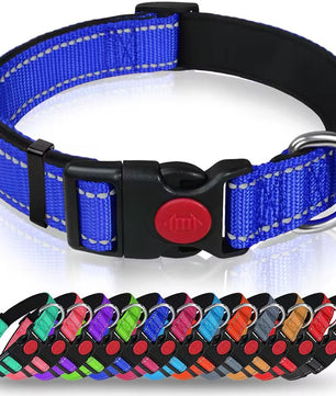Yoinkin™ Reflective Adjustable Pet Collar – Soft Nylon Safety Collar
