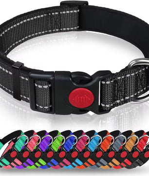 Yoinkin™ Reflective Adjustable Pet Collar – Soft Nylon Safety Collar