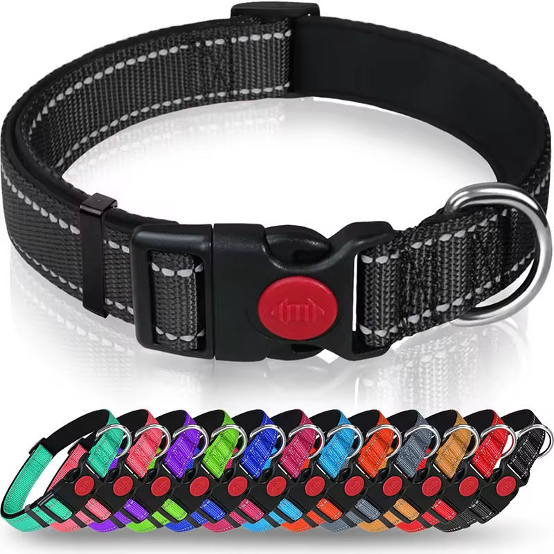 Yoinkin™ Reflective Adjustable Pet Collar – Soft Nylon Safety Collar