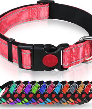Yoinkin™ Reflective Adjustable Pet Collar – Soft Nylon Safety Collar