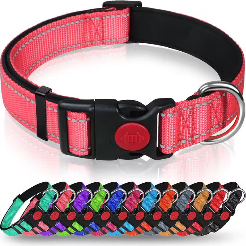 Yoinkin™ Reflective Adjustable Pet Collar – Soft Nylon Safety Collar