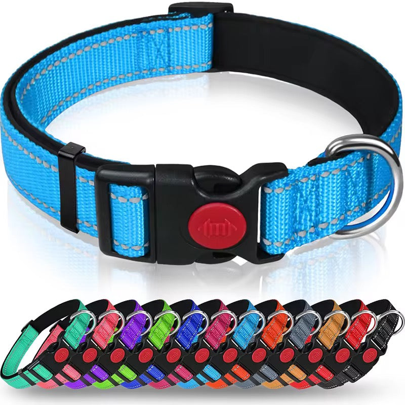 Yoinkin™ Reflective Adjustable Pet Collar – Soft Nylon Safety Collar