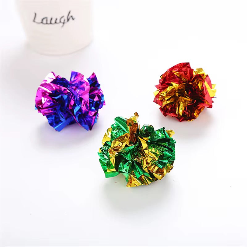 Yoinkin Cat Crinkle Balls – 3 Pack