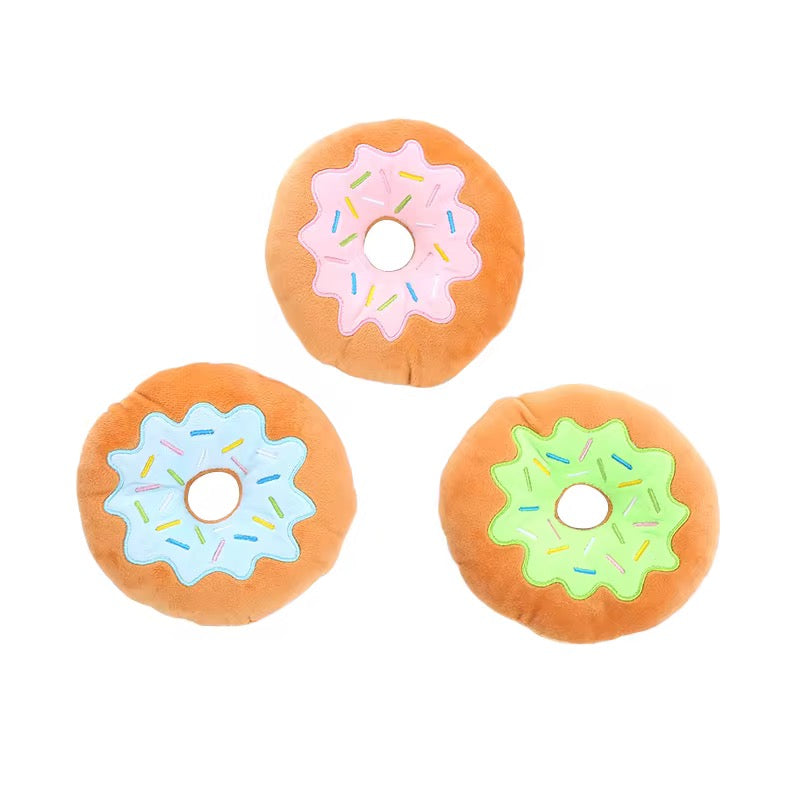 Yoinkin Plush Donut Dog Toy