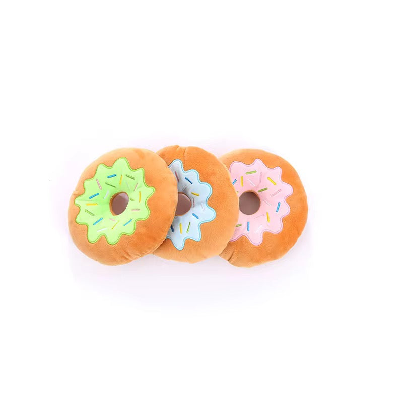Yoinkin Plush Donut Dog Toy