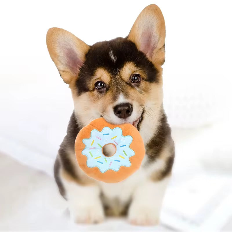 Yoinkin Plush Donut Dog Toy