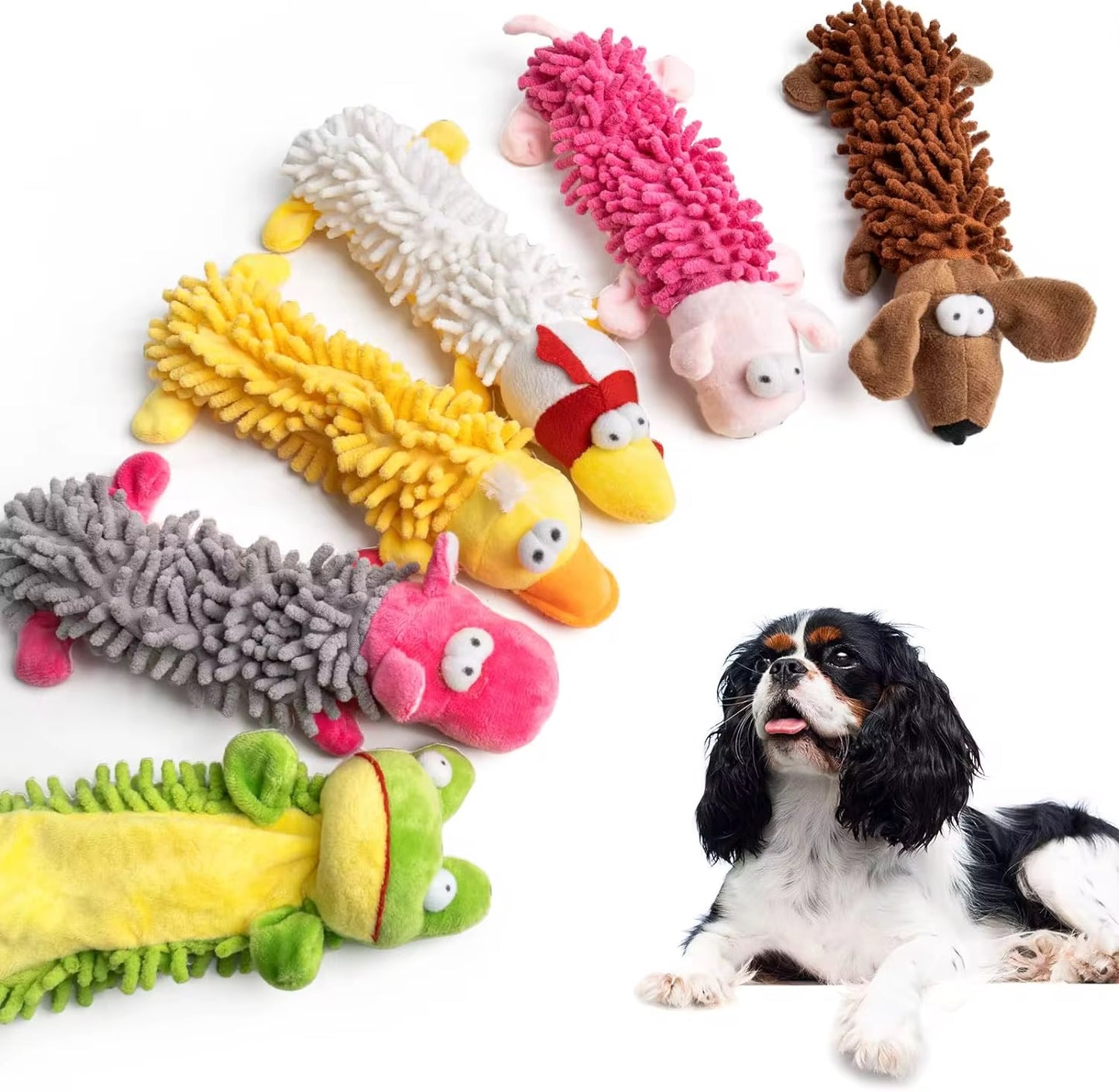 Yoinkin Squeaky No Fluff Animal Toy