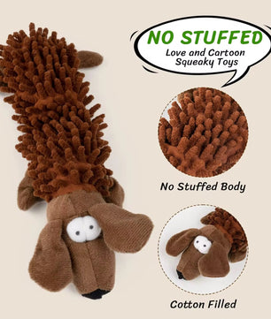 Yoinkin Squeaky No Fluff Animal Toy