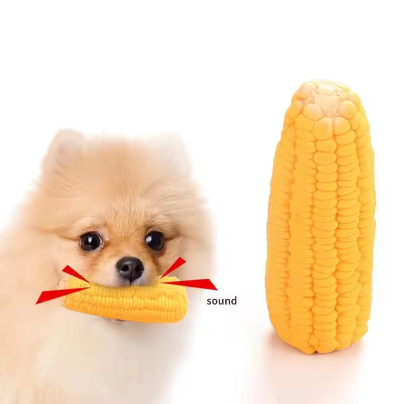 Yoinkin Squeaky Corn Plush Toy