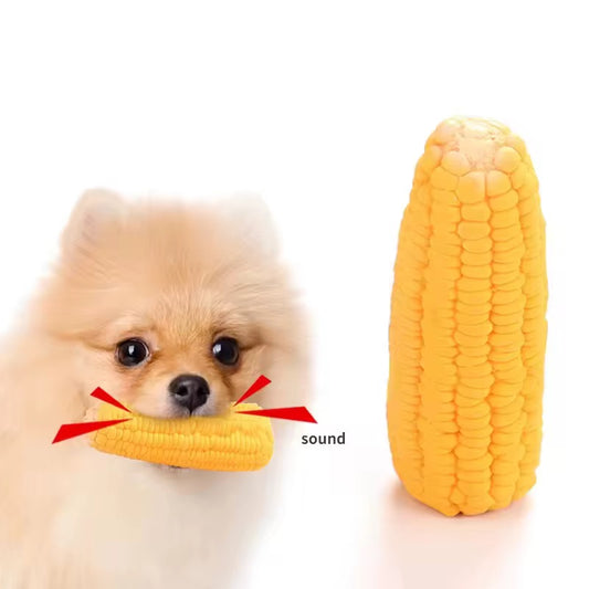 Yoinkin Squeaky Corn Plush Toy