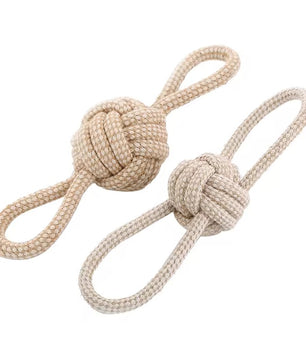 Yoinkin Natural Rope Knot Toy