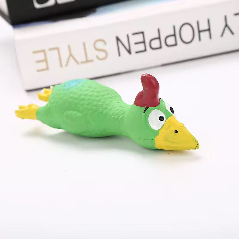 Yoinkin Squeaky Colorful Chicken