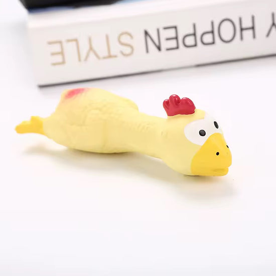 Yoinkin Squeaky Colorful Chicken