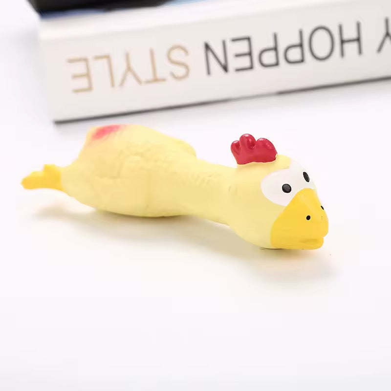 Yoinkin Squeaky Colorful Chicken