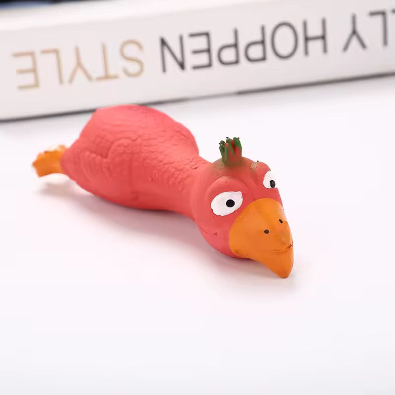 Yoinkin Squeaky Colorful Chicken