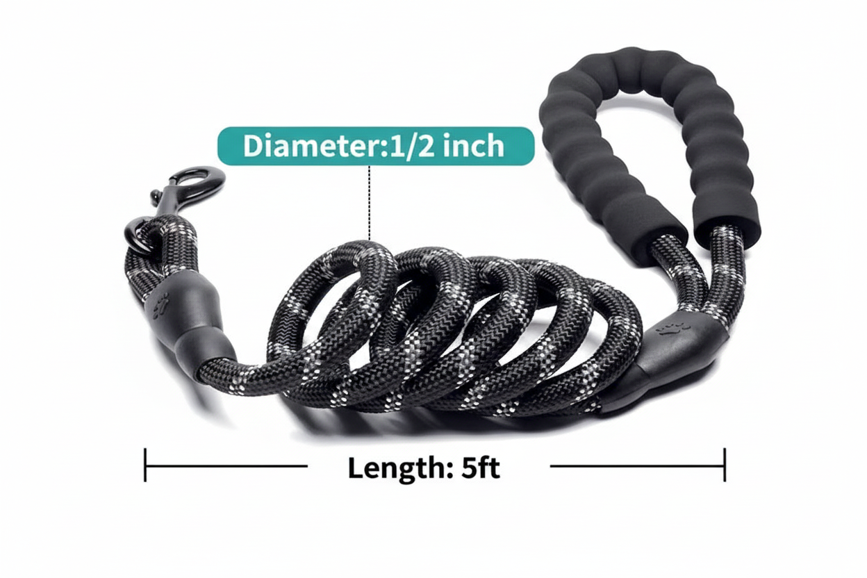 Yoinkin Comfort Grip Rope Dog Leash