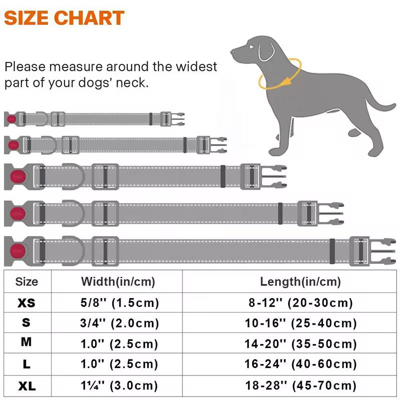 Yoinkin Reflective Adjustable Pet Collar – Soft Nylon Safety Collar