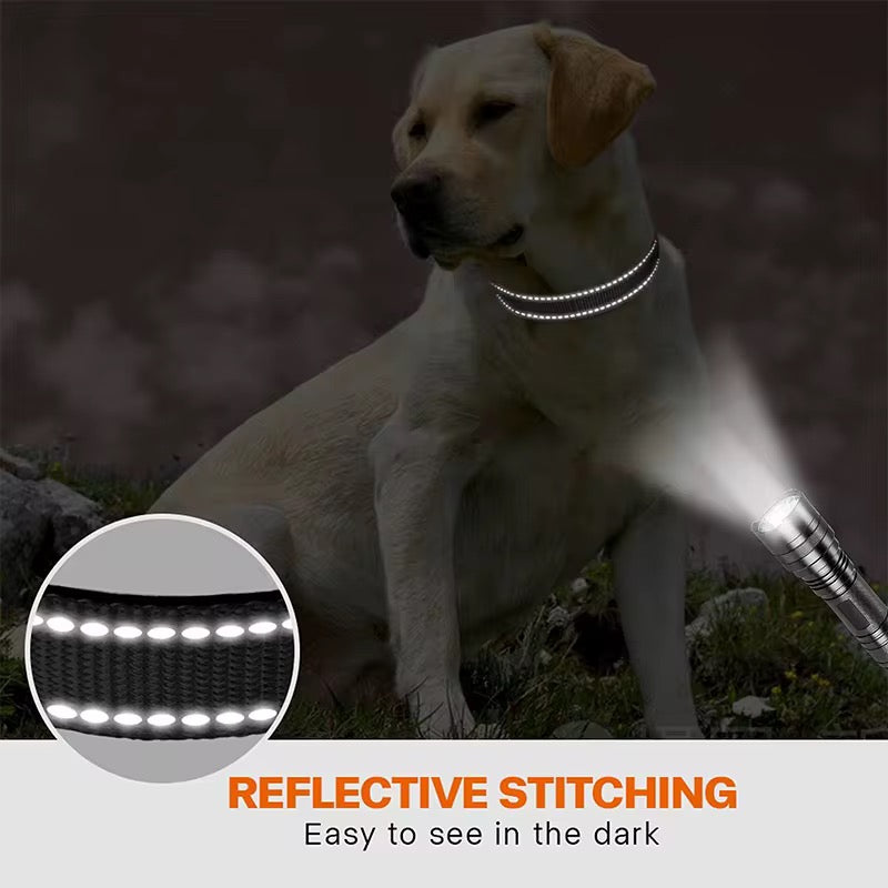 Yoinkin™ Reflective Adjustable Pet Collar – Soft Nylon Safety Collar
